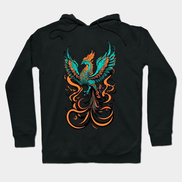 Mythical Bird Hoodie by NerdsbyLeo